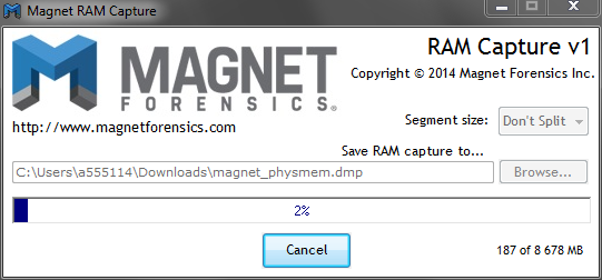 Magnet RAM Capture